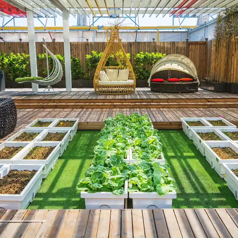 Terrazza con giardino pensile - il Maggiociondolo Varese